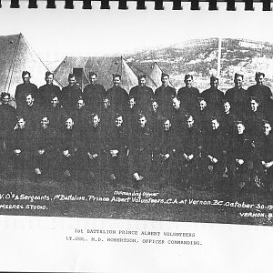 Warrant Officers And Sergeants, 1st Battalion, Prince Albert Volunteers
