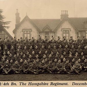 HQ Coy 2/4 Bn Hampshire Regt Dec 1942