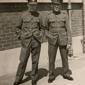 Sidney Ferris and Unknown Rifleman