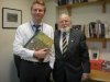 DSCN2780 Ron hands over Album to Archivist Anthony Richards.jpg