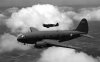 Curtiss C-46 and P-40 in flight .jpg