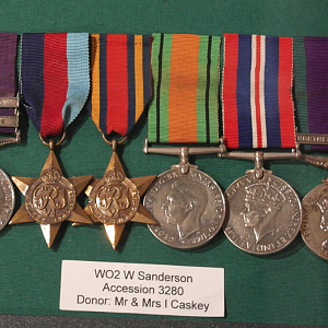 Warrant Officer Class II W Sanderson