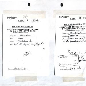 Army Records Ron Sheet 01   Copy