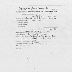 Statement Of Service