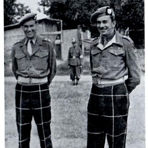 10th HLI    Lt Col's Noble & Bramwell Davis