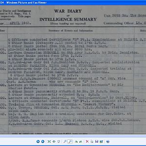 30th Royal Berkshire Reg 1 To 20 Apr 1943