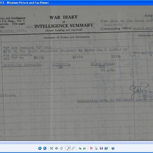 30th Royal Berkshires 28 Oct 1943