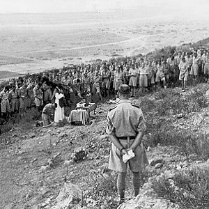 Mass on Hill 212, 1943