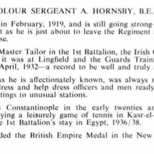 IG JOURNAL 1960 - HORNSBY, BEM
