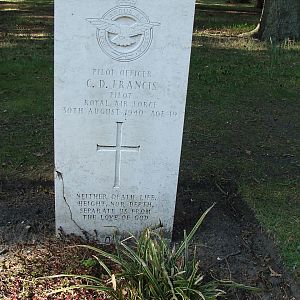 C.D.Francis RAF  BoB