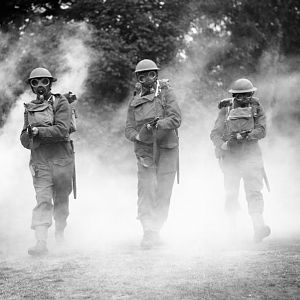 Irish Guards at Nooks Head near Woking in Surrey, 8 July 1940; IWM H 2136