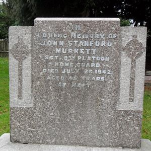 John Stanford Murkett  Home Guard KING'S LANGLEY (ALL SAINTS) CHURCHYARD (Large).JPG