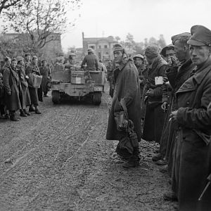 Exhausted troops of the Coldstream Guards after Monte Camino November - December 1943; IWM NA 8722