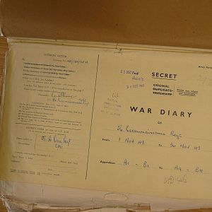 56th Recce War Diary November 1943