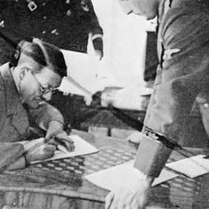 Hitler photographed by his personal Photographer Heinrich Hoffman; IWM HU 59832