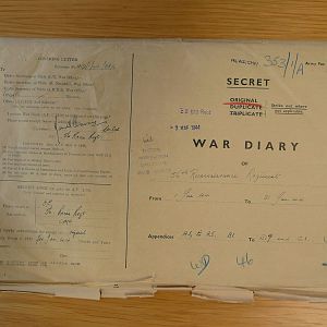 56th Recce War Diary January 1944
