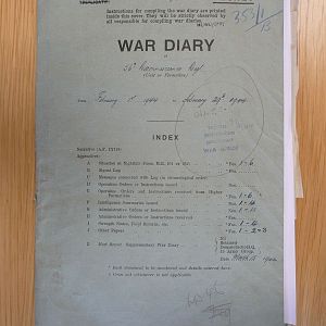 56th Recce War Diary February 1944