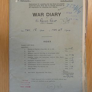 56th Recce War Diary May 1944