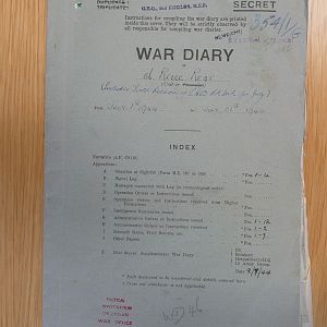 56th Recce War Diary July 1944