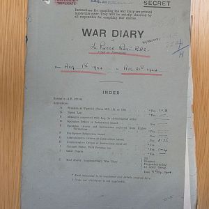 56th Recce War Diary August 1944