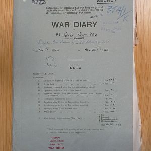 56th Recce War Diary November 1944