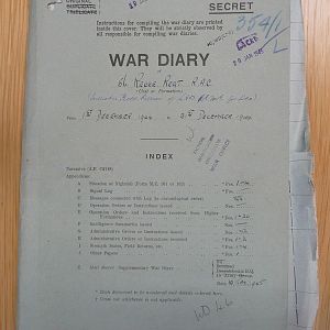 56th Recce War Diary December 1944