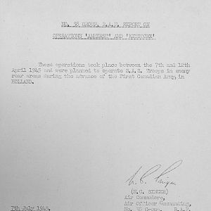 Operations Amhurst & Keystone