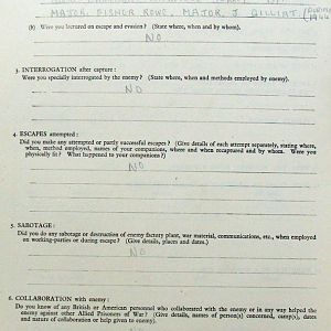 CARROLL, Thomas, 2719222, Lance Serjeant, IRISH GUARDS, Captured Belgium, 14 Sep 1944 - WO 344-56-1