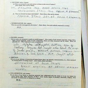 CARSON, Robert, 2721208, Guardsman, 1st Battalion IRISH GUARDS, Captured Italy, 10 Feb 1944 - WO 344-55-2