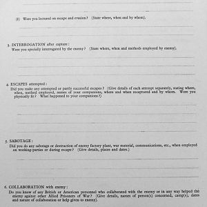 CARTER, John Michael, 2718438, Corporal, 1st Battalion IRISH GUARDS, Captured Tunisia, 29 Mary 1943 - WO 344-56-2