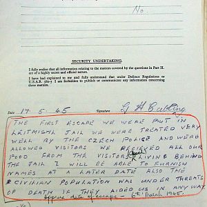 CATLING, George Henry, 2721325, Guardsman, 1st Battalion IRISH GUARDS, Captured Italy, 27 February 1944- WO 344-58-1