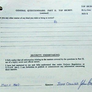 COLLINS, John, 2719469, Guardsman, 1st Battalion IRISH GUARDS, Captured Tunisia, 30 March 1943 - WO 344-69-1