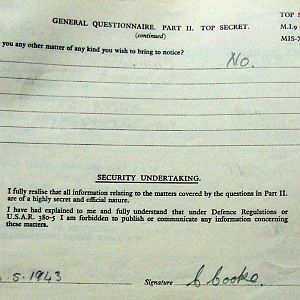 COOKE, Charles, 2717532, Guardsman, 1st Battalion IRISH GUARDS, Captured Tunisia, 30 March 1943 - WO 344-71-2