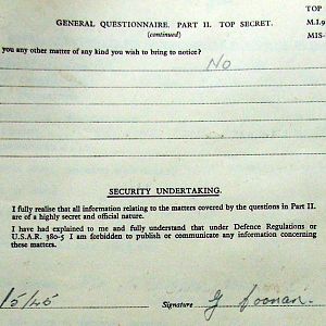 COONAN, George Alphonsus, 2717660, Guardsman, 1st Battalion IRISH GUARDS, Captured Norway, 25 May 1940 - WO 344-71-2