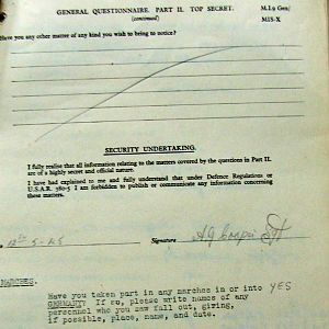 COOPER, Alfred George, 2719236, Sergeant, 1st Battalion IRISH GUARDS, Captured Italy 5 Feb 1944 - WO 344-72-1