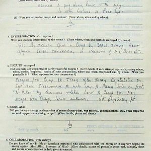 COSTELLOE, Patrick Francis, 2716886, Serjeant, 1st Battalion IRISH GUARDS, Captured Tunisia, 30 Mar 1943 - WO 344-74-1