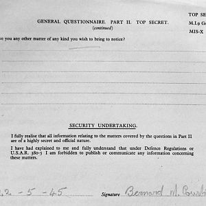 COURTNEY, Bernard Martin, 2721606, Guardsman, 1st Battalion IRISH GUARDS, Captured Italy, 10 Feb 1944 - WO 344-74-2