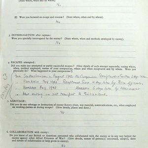 ABLE, David, 2719762, Guardsman, 2nd Battalion IRISH GUARDS, Captured France, 23 May 1940 - WO 344-1-1