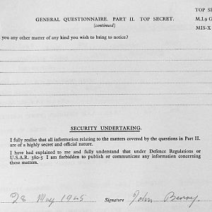 BERRY, John, 2719058, Guardsman, 2nd Battalion IRISH GUARDS, Captured France, 23 May 1940 - WO 344-26-2