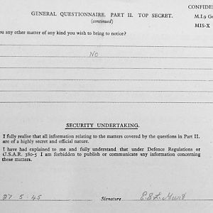 MUNT, Eric Sidney Lewis, 2721435, Guardsman, 1st Battalion IRISH GUARDS, Captured Italy, 10 Feb 1944- WO 344-229-2