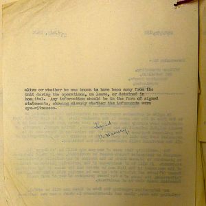 Grenadier Guards Missing Personnel, BEF