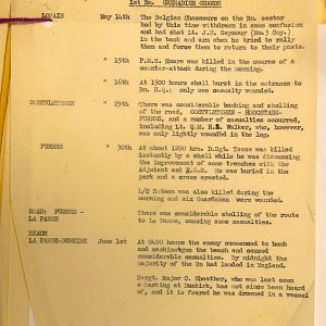 Grenadier Guards Missing Personnel, BEF