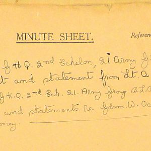 Scots Guards Missing Personnel, NWE