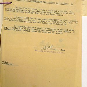 Scots Guards Missing Personnel, NWE