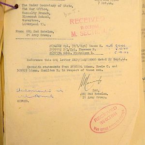 Scots Guards Missing Personnel, NWE