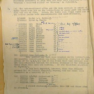 Scots Guards Missing Personnel, NWE