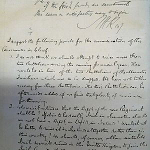 Formation of Irish Guards Regiment