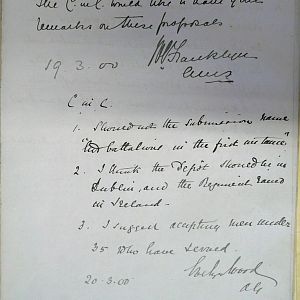 Formation of Irish Guards Regiment