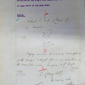 King's & Regimental Colours of Irish Guards