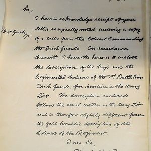 King's & Regimental Colours of Irish Guards